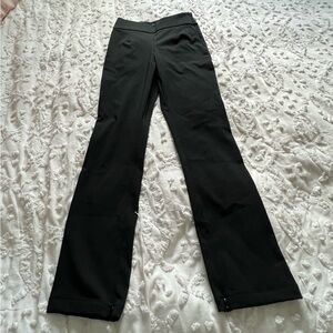 Good American black zipper pants size 2